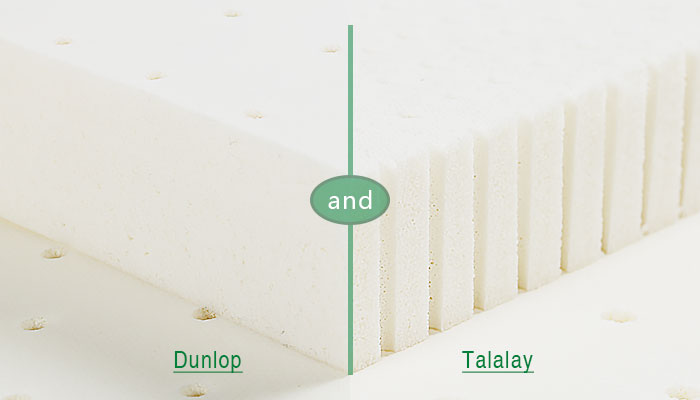 Both Talalay & Dunlop Latex Products Both Talalay & Dunlop Latex Products